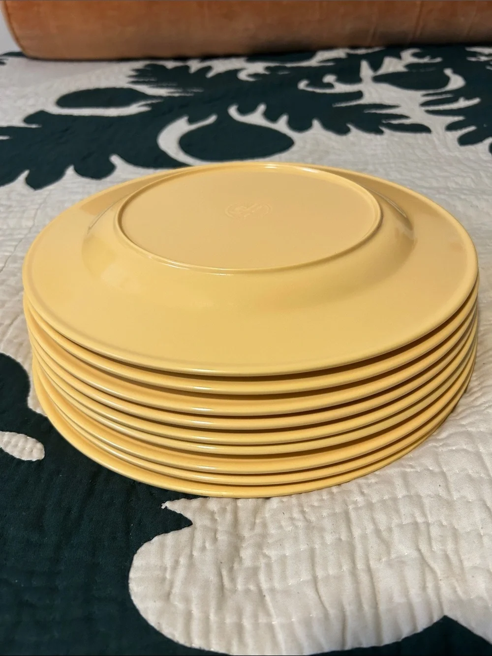 🍋 set of melamine plates microwave & dishwasher safe
